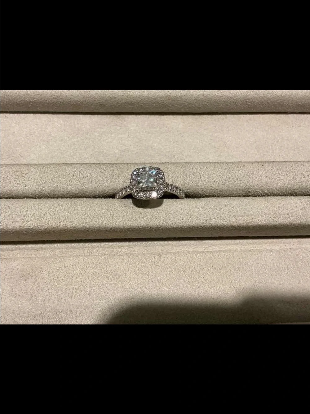 The LEO Legacy 1.38 cttw Lab Diamond Engagement Ring - 14k White Gold - Size 7